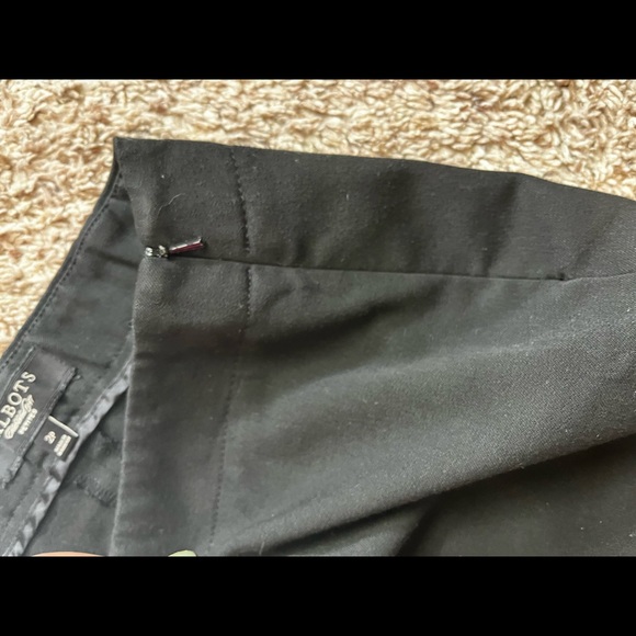 talbots womens dress pants in black 2 petites - Picture 2 of 5